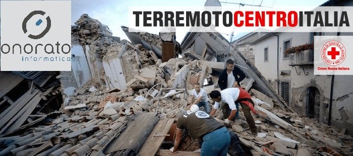 onorato informatica terremoto centro italia