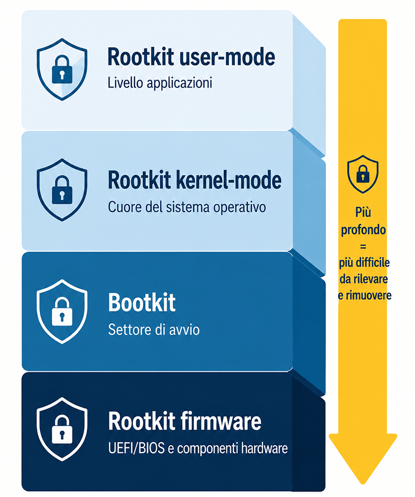 tipologie rootkit infografica