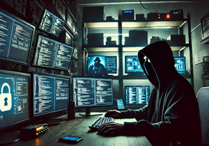 hacker black hat type