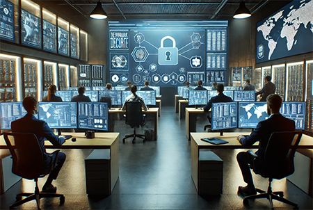 corporate cybersecurity operations center