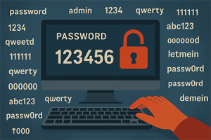Le 50 password più comuni e i loro rischi password piu usate al mondo image