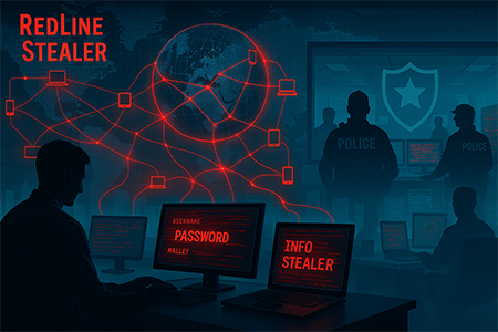 redline infostealer malware image