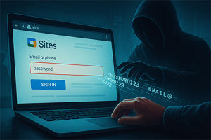 Credential Phishing con Google Sites: come rubano le tue credenziali credential phishing con google sites image