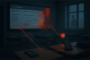Cybersecurity nel settore dell’istruzione: scuole nel mirino tra ransomware e phishing immagine attacchi informatici nella scuola