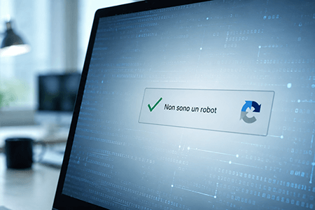 Non sono un robot: la casella CAPTCHA di verifica umana spiegata da Onorato Informatica